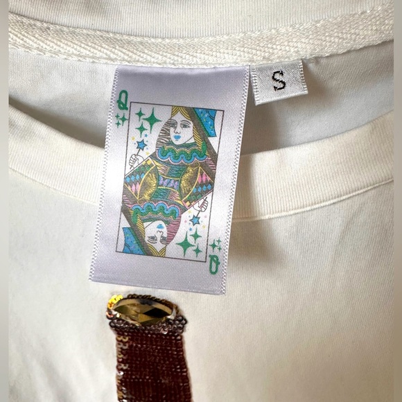 Queen of Sparkles UGA Georgia Bulldogs Beat Everybody Drink Tee Small - Picture 3 of 4